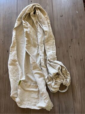 Boba Linen Ring Sling in Pampas Beige